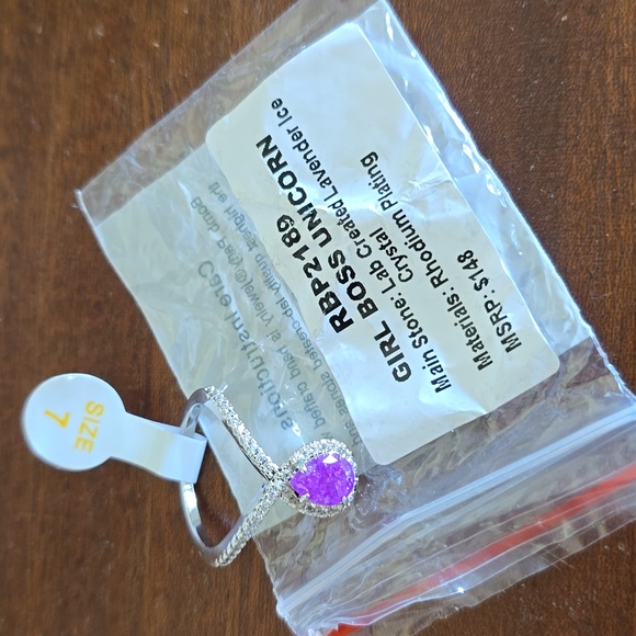 "Girl Boss Unicorn" Bomb Party Ring RBP2189 Size 7 - Picture 5 of 5